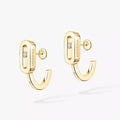 [Lumi Jewels]Diamond Mini Hoop Earrings Move Classique