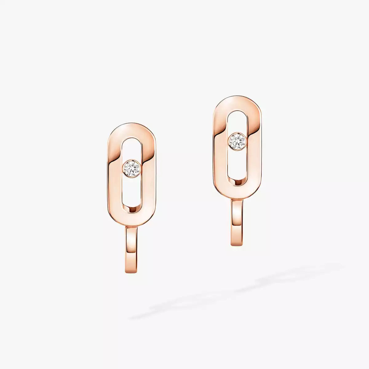[Lumi Jewels]Diamond Mini Hoop Earrings Move Classique