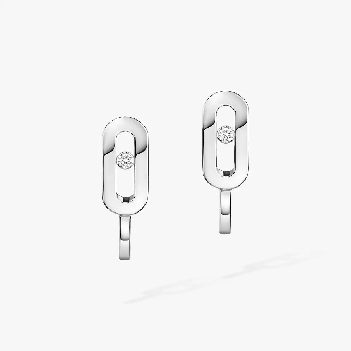 [Lumi Jewels]Diamond Mini Hoop Earrings Move Classique