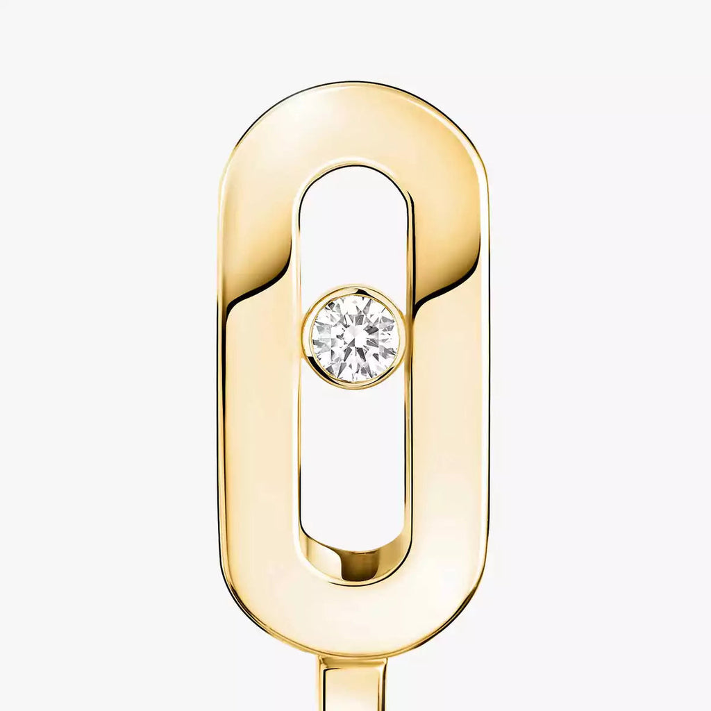 [Lumi]Diamond Mini Hoop Earrings Move Classique