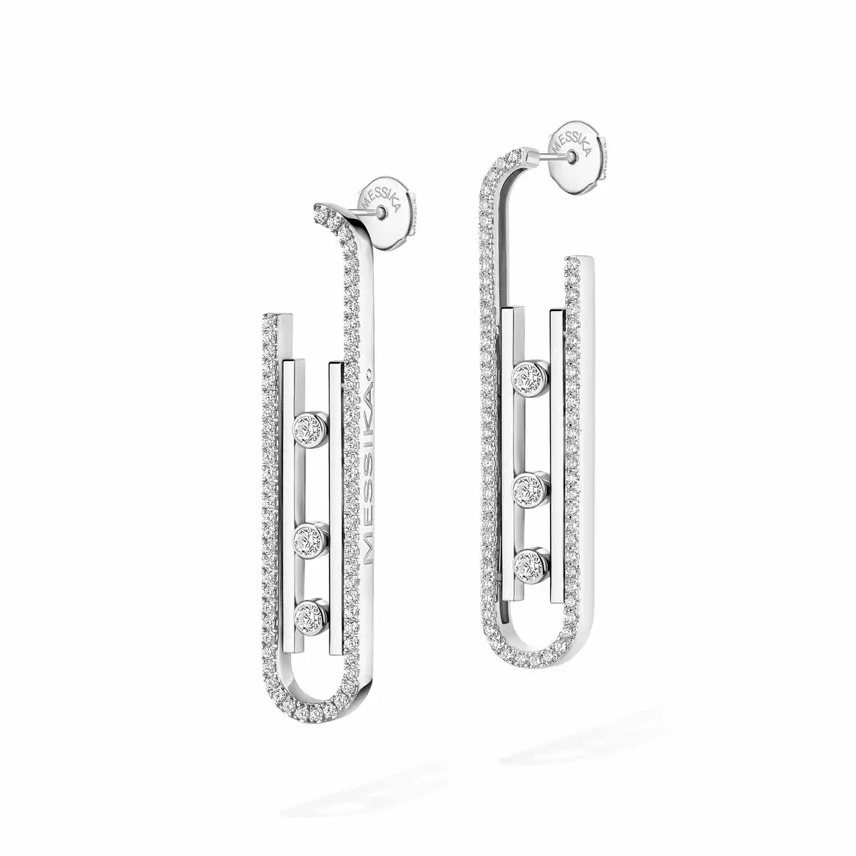 [Lumi Jewels]Diamond Pendant Earrings Move 10Th