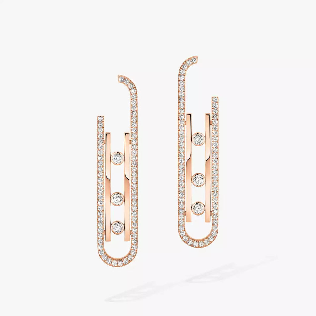 [Lumi]Diamond Pendant Earrings Move 10Th
