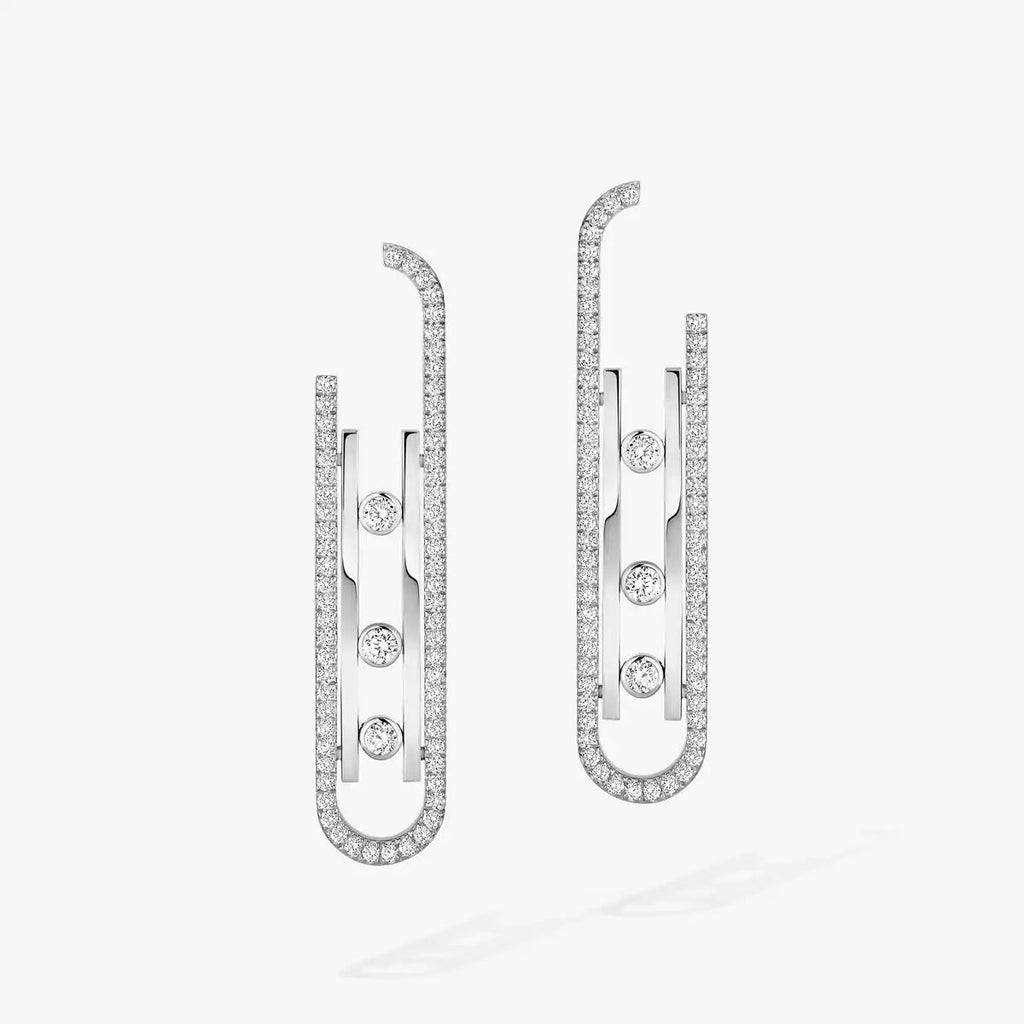 [Lumi]Diamond Pendant Earrings Move 10Th