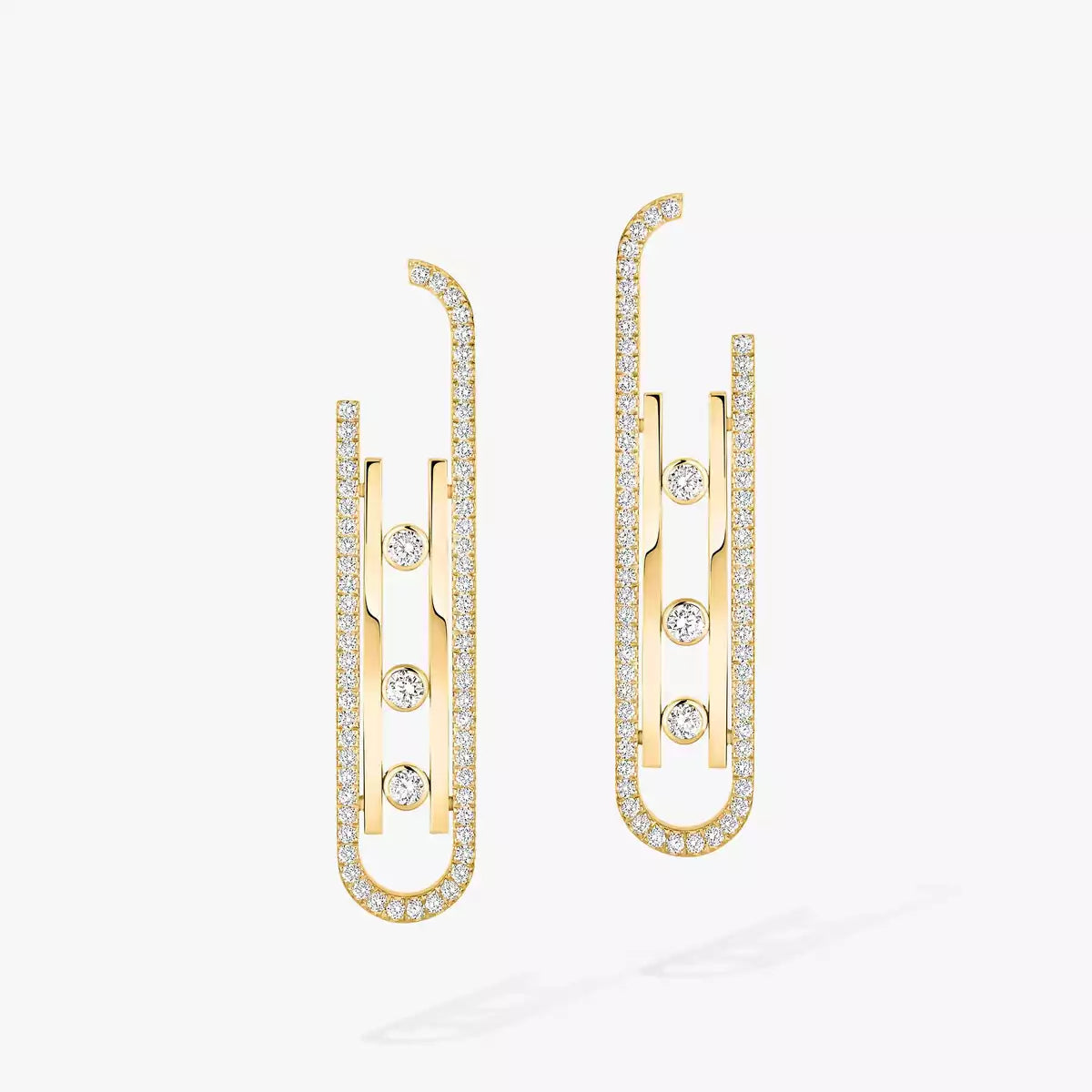 [Lumi Jewels]Diamond Pendant Earrings Move 10Th