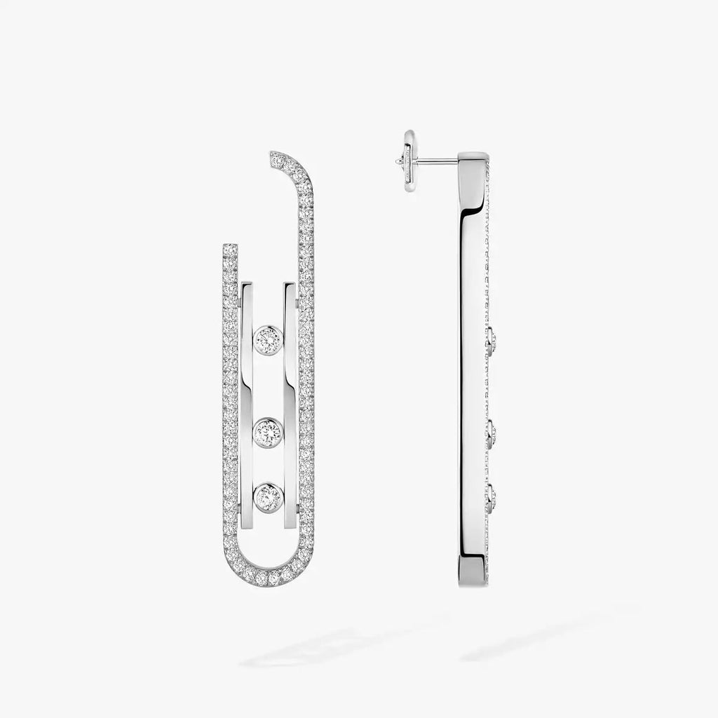 [Lumi]Diamond Pendant Earrings Move 10Th