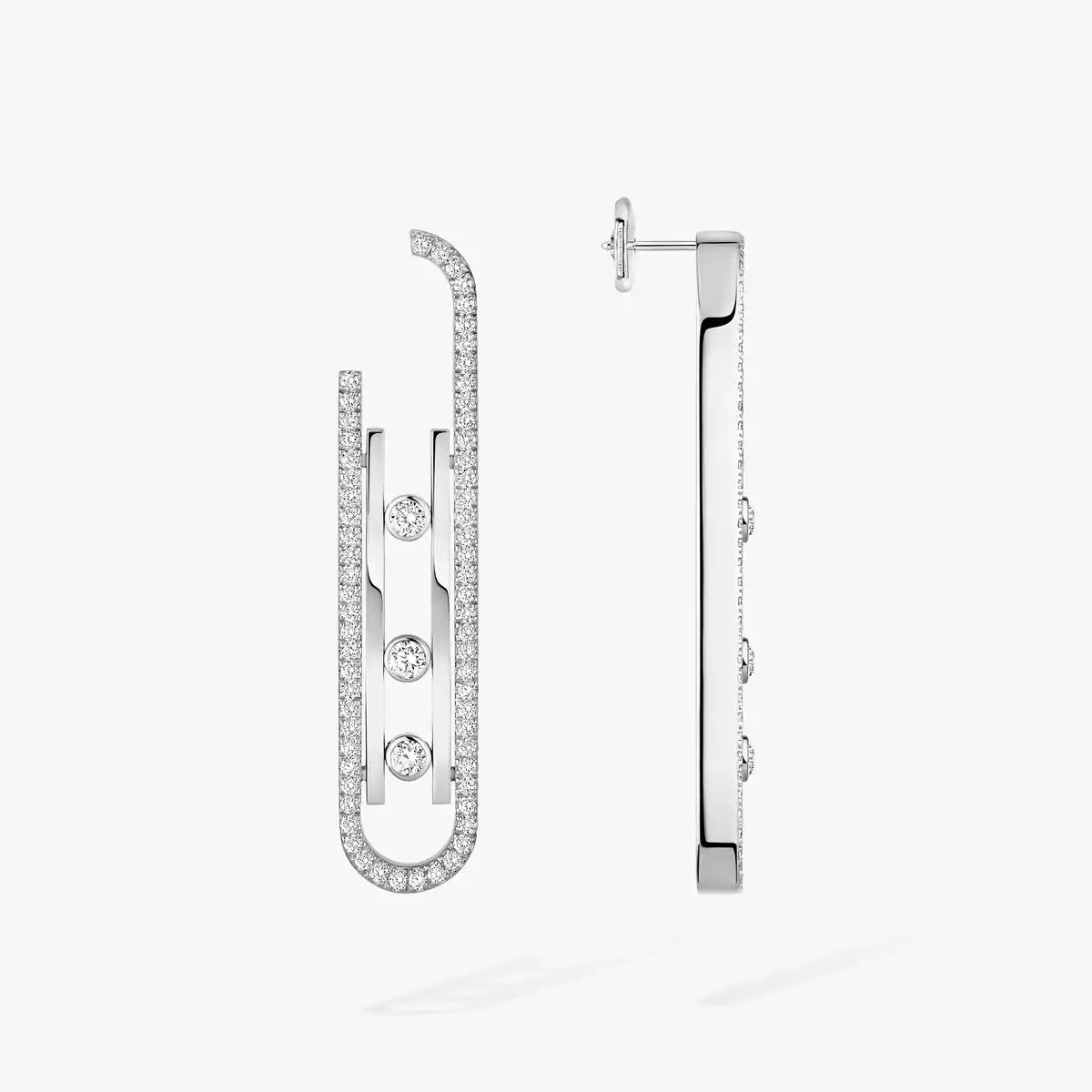 [Lumi]Diamond Pendant Earrings Move 10Th