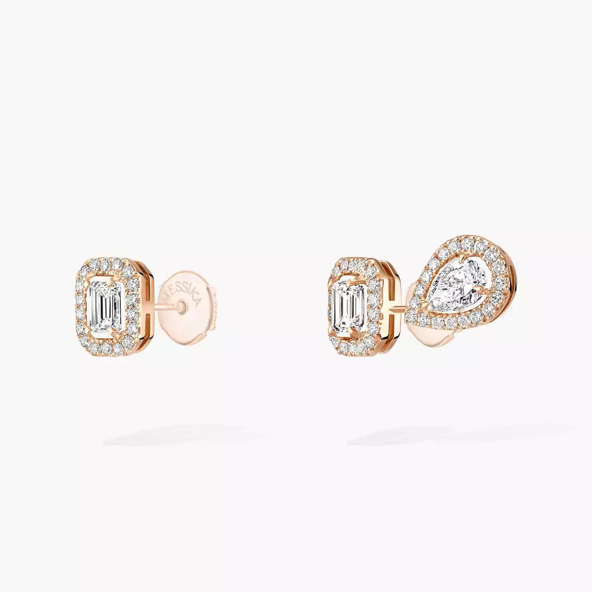 [Lumi Jewels]Diamond Earrings 0,10ct My Twin 1+2