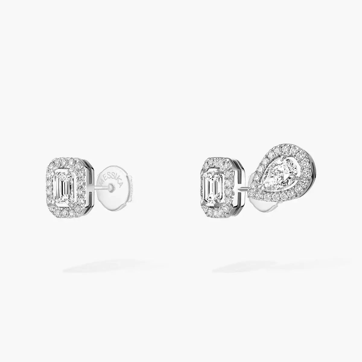 [Lumi Jewels]Diamond Earrings 0,10ct My Twin 1+2