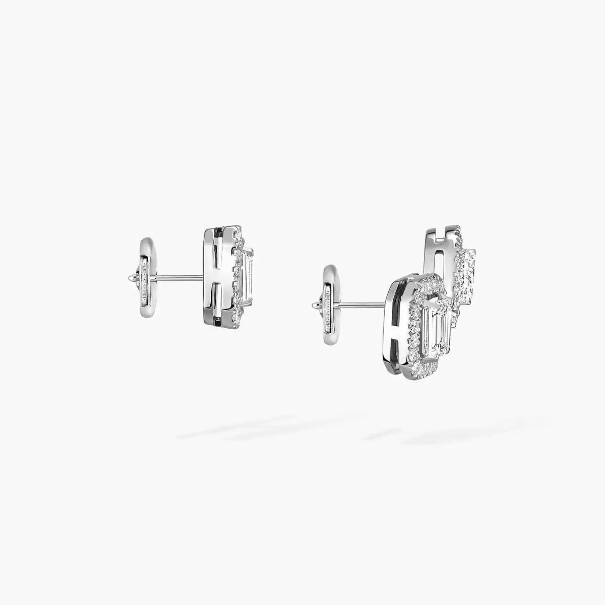 [Lumi Jewels]Diamond Earrings 0,10ct My Twin 1+2
