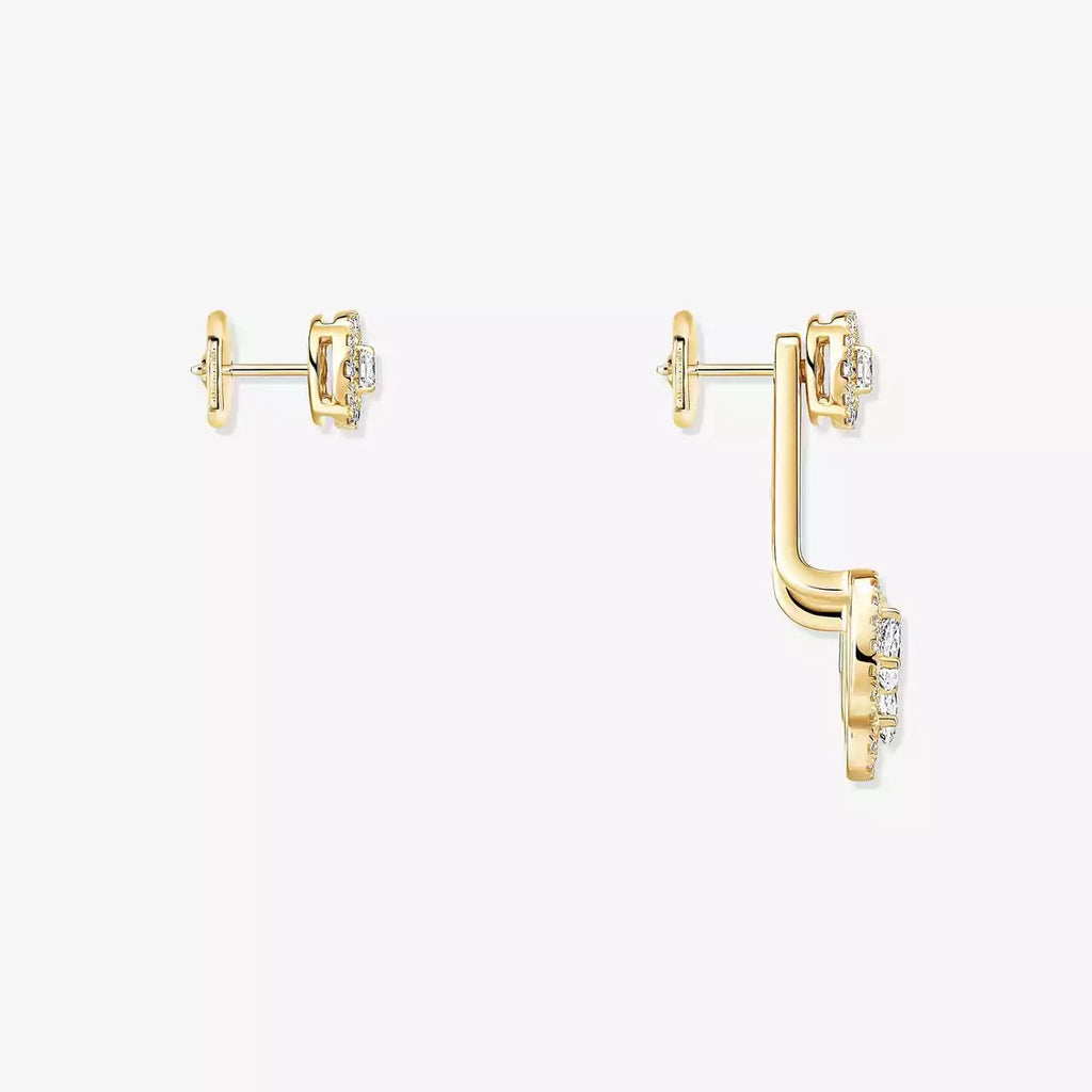 [Lumi] My Twin Trio  Diamond Earrings