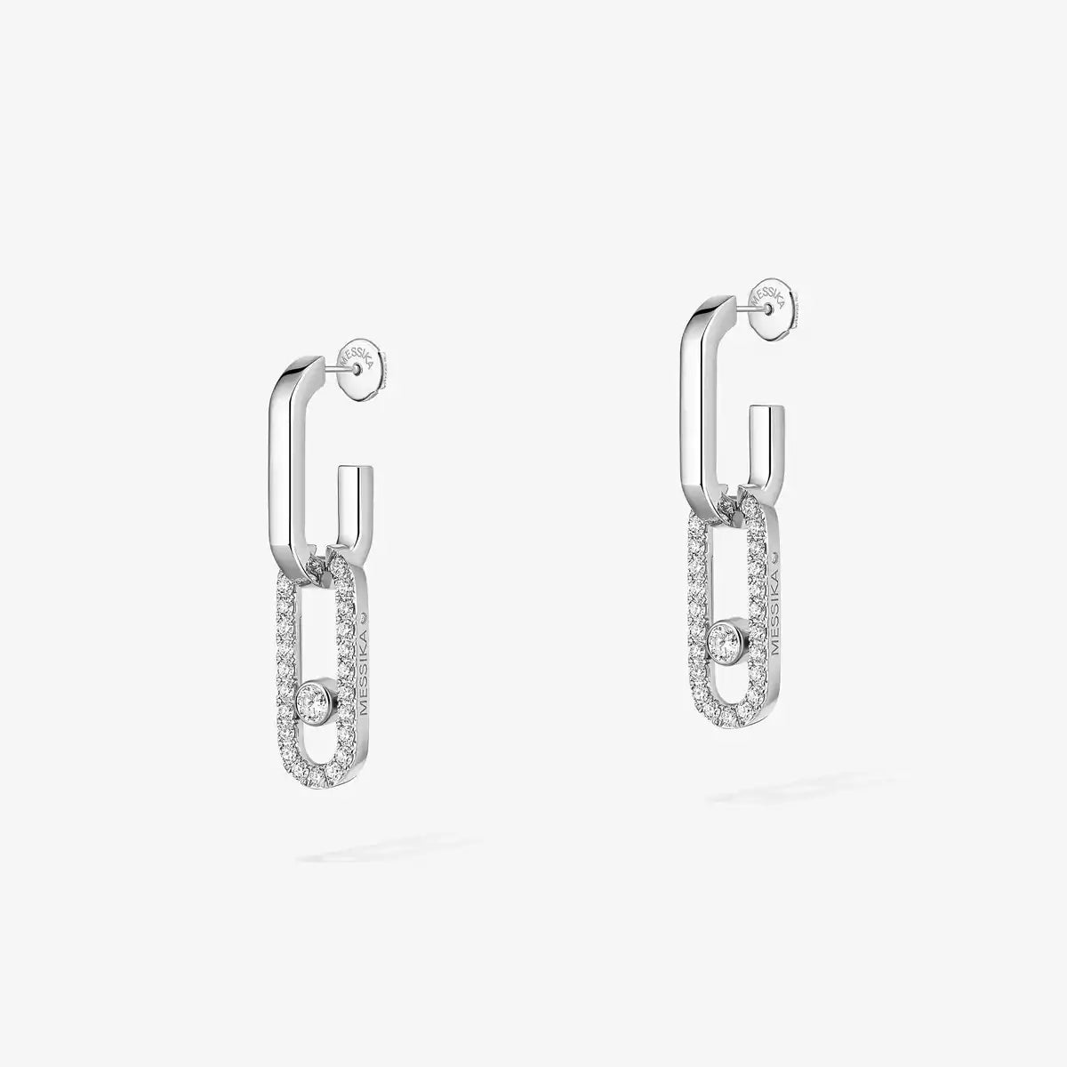[Lumi Jewels]Move Link Diamond Earrings