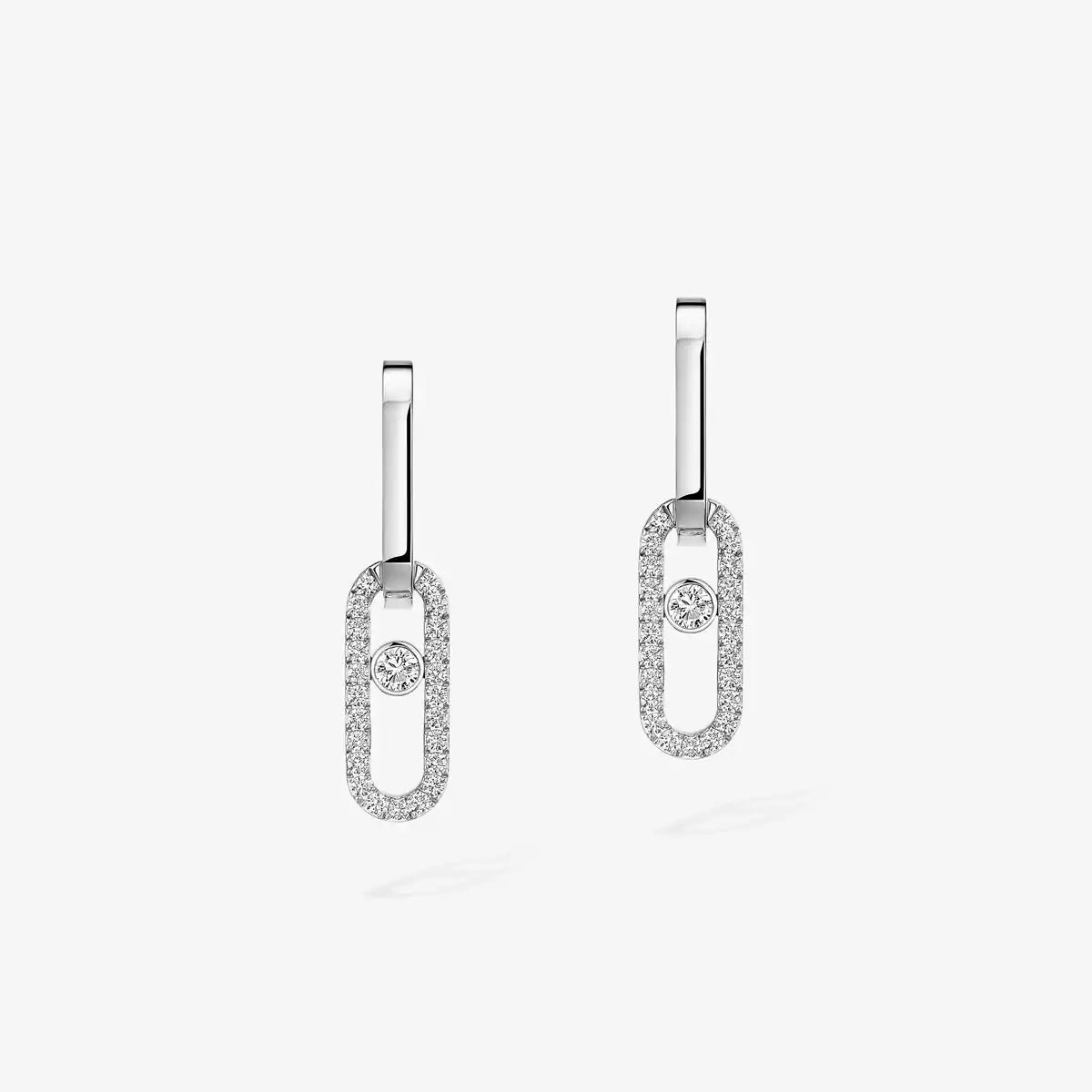 [Lumi Jewels]Move Link Diamond Earrings