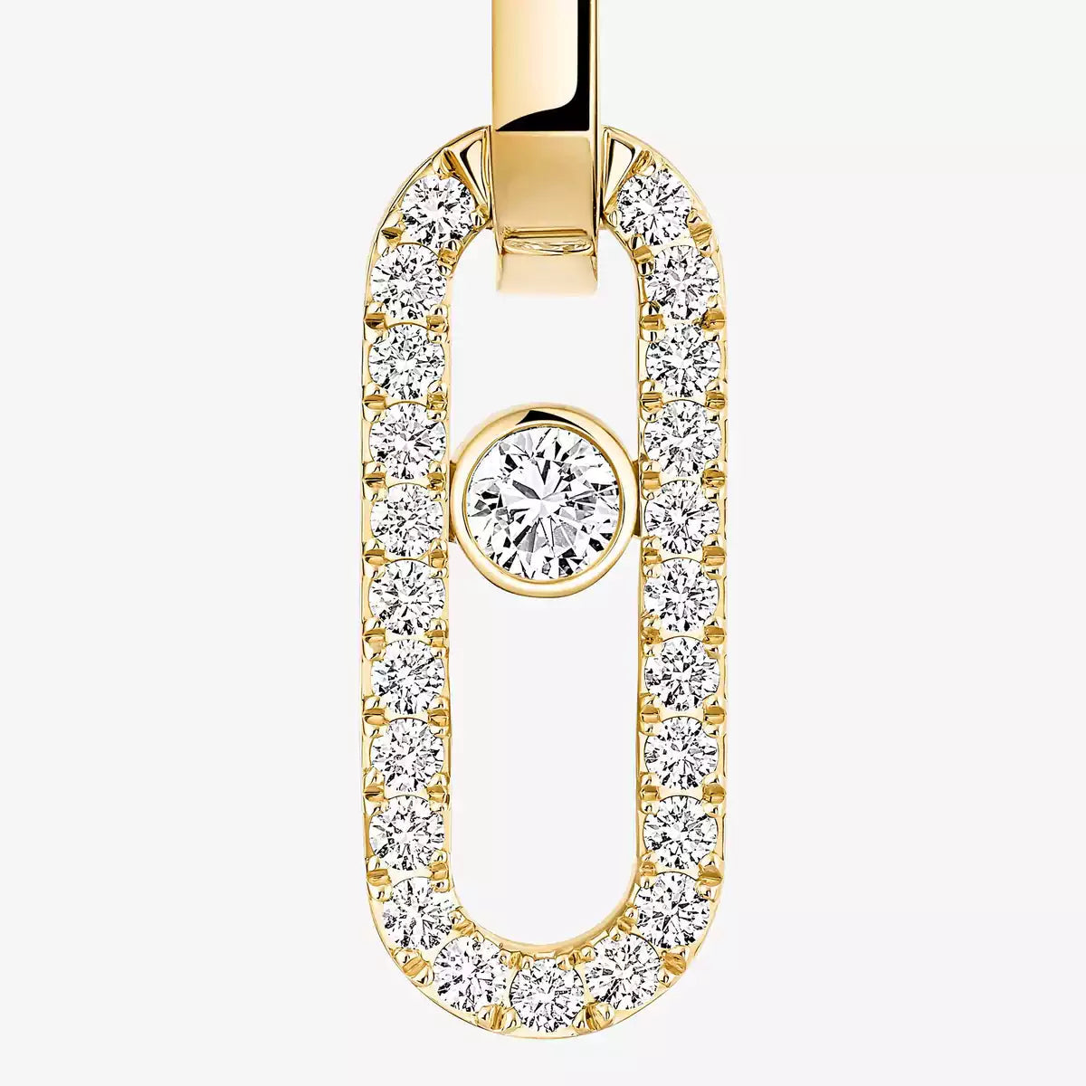 [Lumi Jewels]Move Link Diamond Earrings