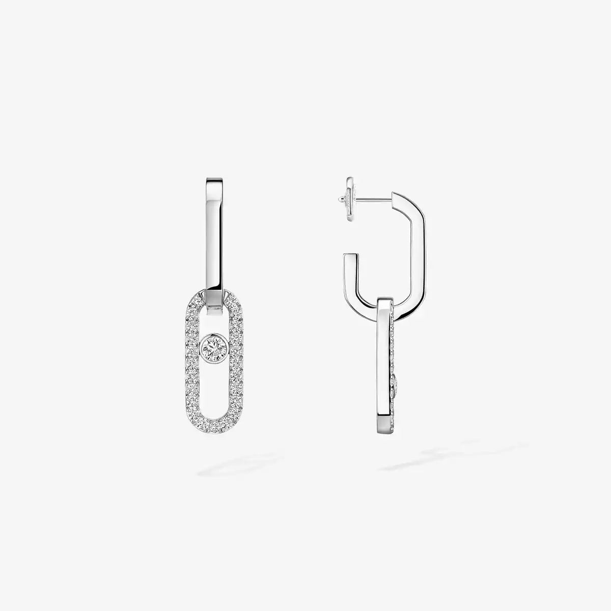 [Lumi Jewels]Move Link Diamond Earrings