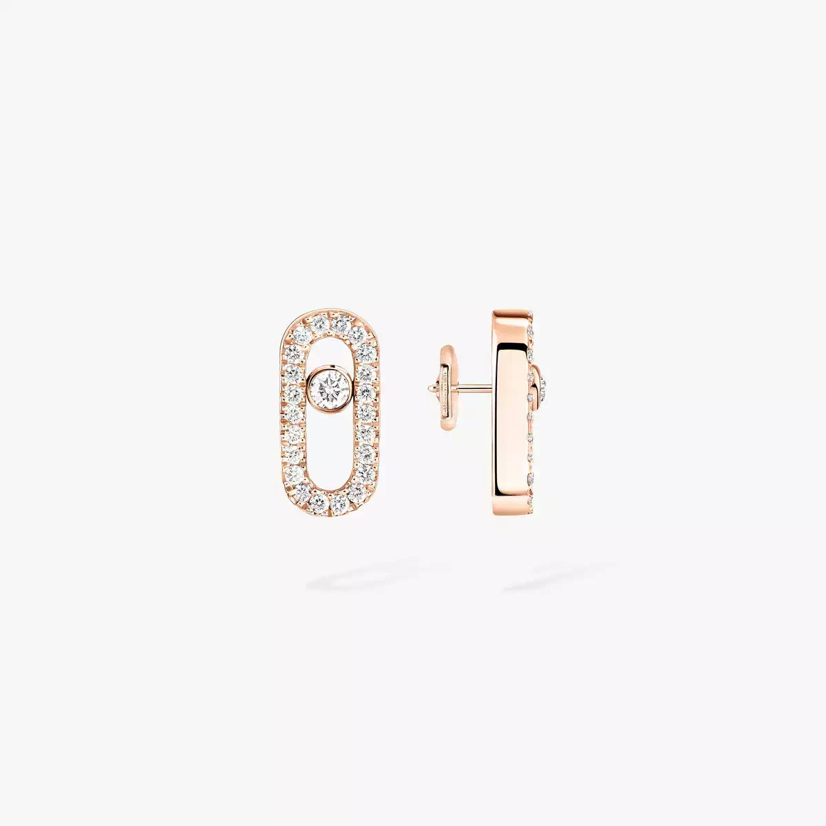 [Lumi]Move Uno Diamond Earrings