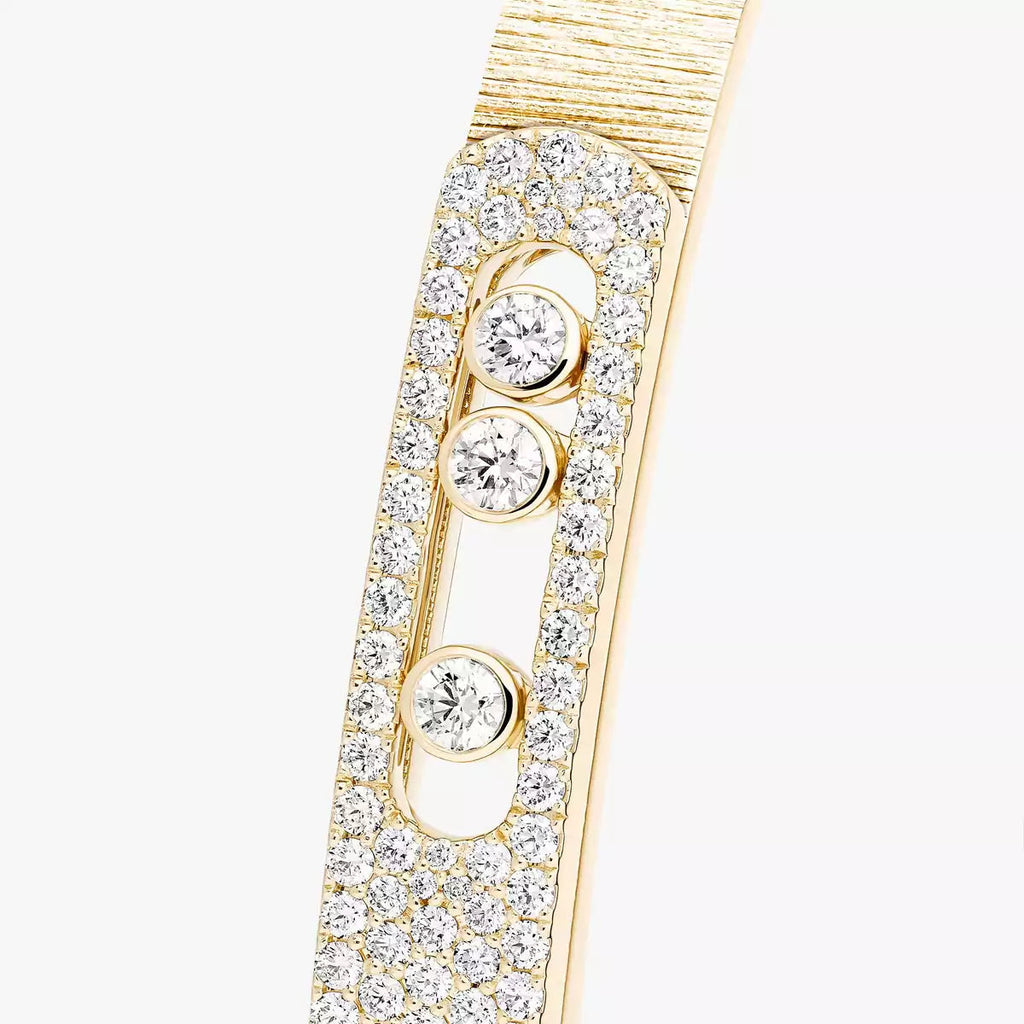 [Lumi Jewels]Move Noa Cisel¨¦ half pav¨¦ bangle