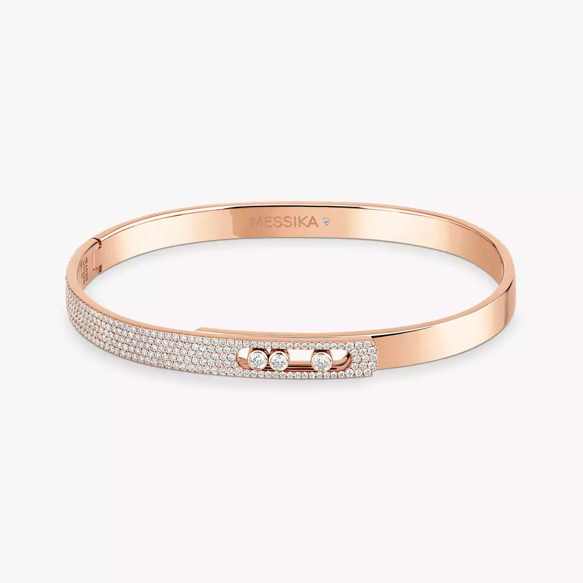 [Lumi]Move Noa Rose Gold Pav茅 Diamond Bangle Bracelet