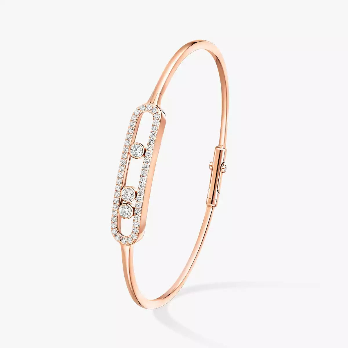 [Lumi Jewels]Move Pav¨¦ Diamond Bangle Bracelet M