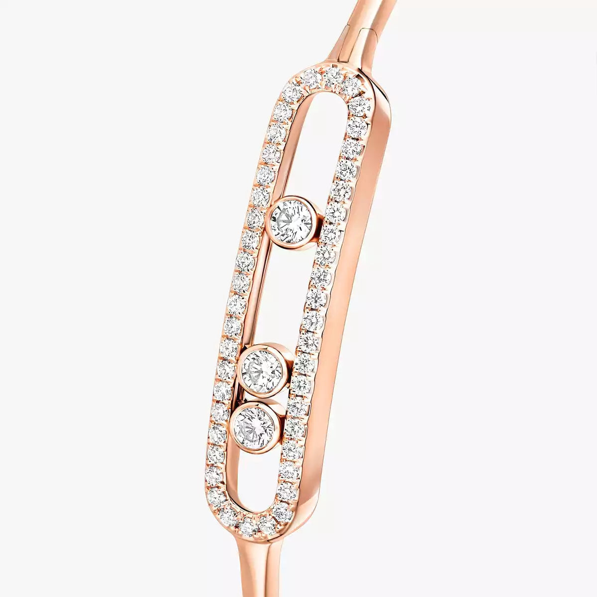 [Lumi Jewels]Move Pav¨¦ Diamond Bangle Bracelet M