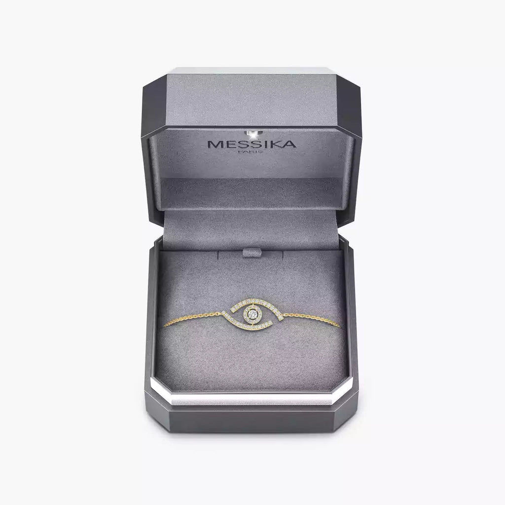 [Lumi Jewels]Lucky Eye Pave-Set Diamond Bracelet