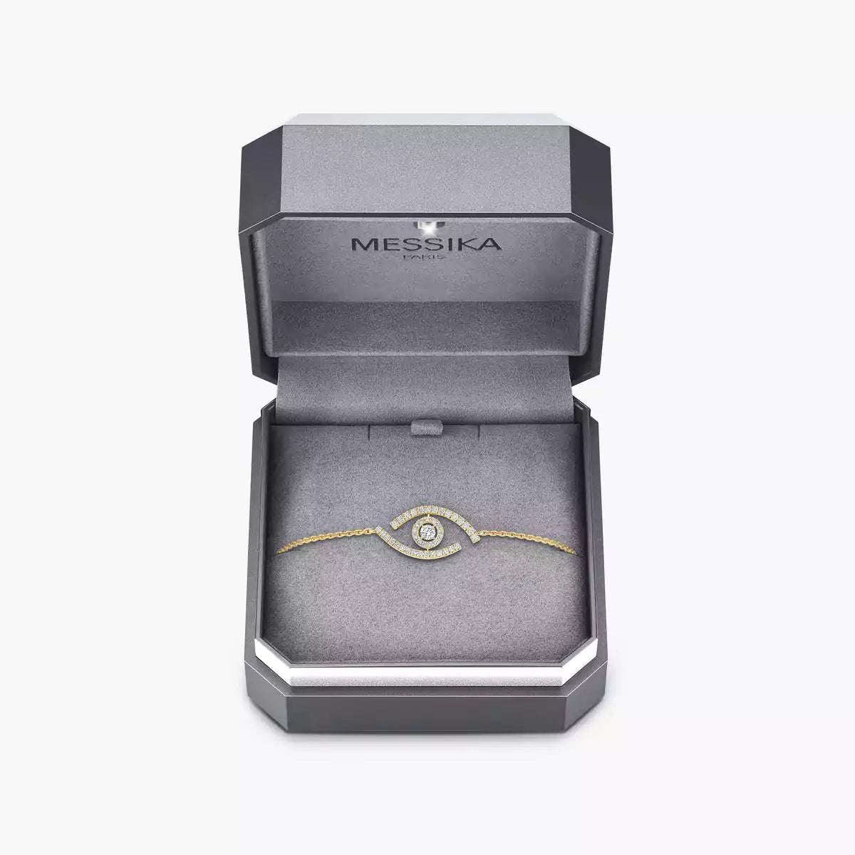 [Lumi Jewels]Lucky Eye Pave-Set Diamond Bracelet