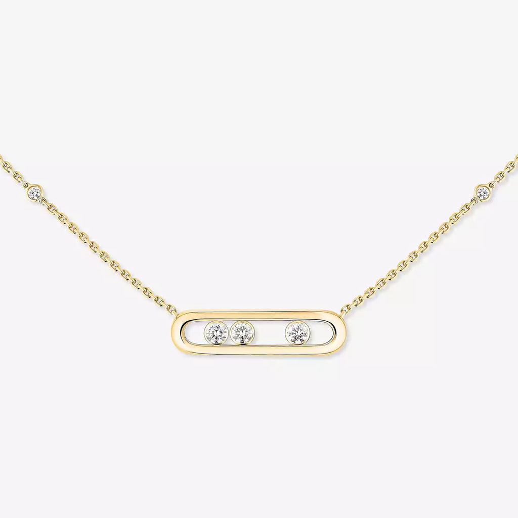 [Lumi Jewels] Baby Move Gold Diamond Necklace
