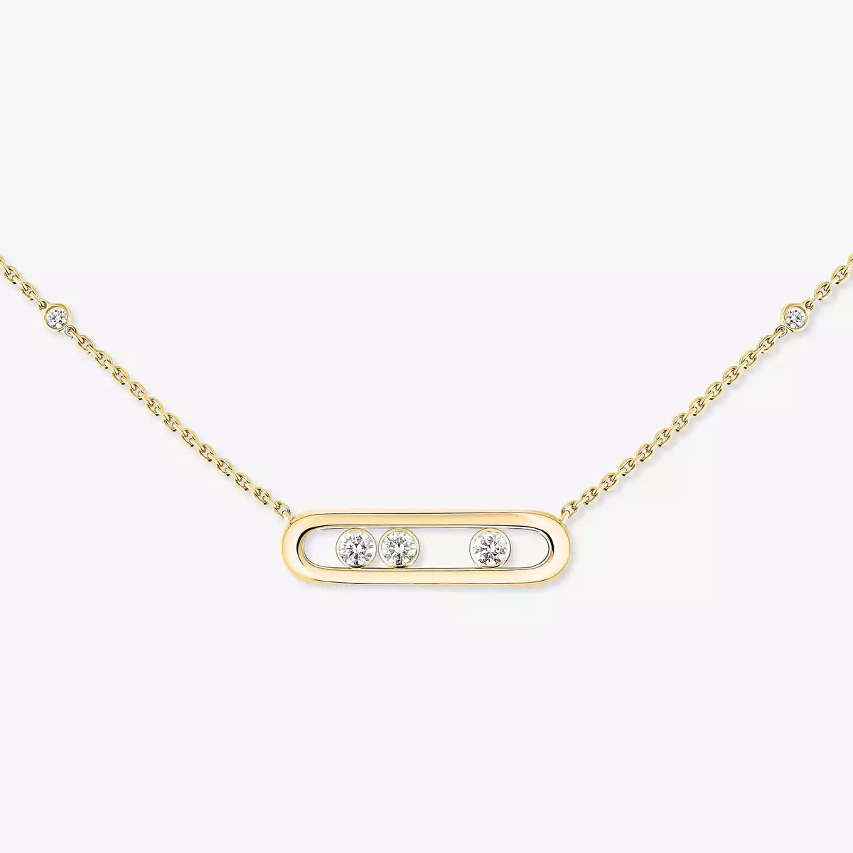 [Lumi Jewels] Baby Move Gold Diamond Necklace