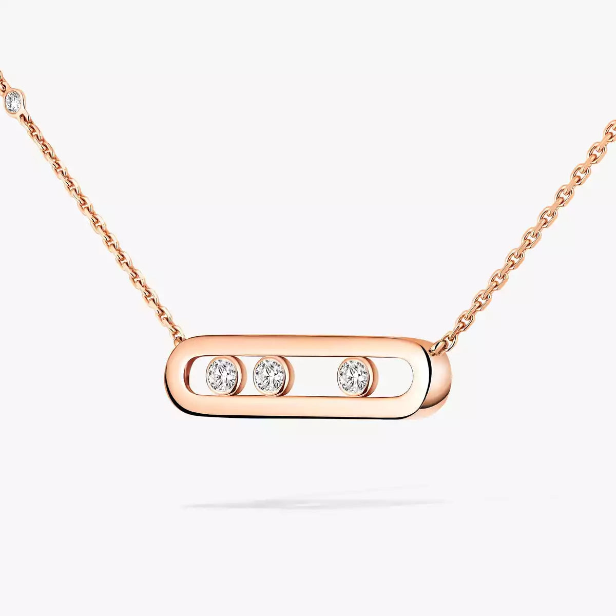 [Lumi] Baby Move Gold Diamond Necklace