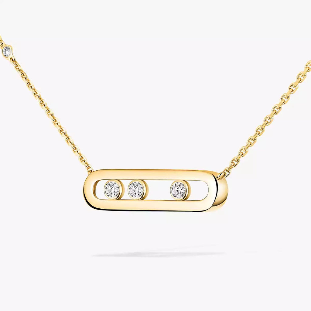 [Lumi Jewels] Baby Move Gold Diamond Necklace