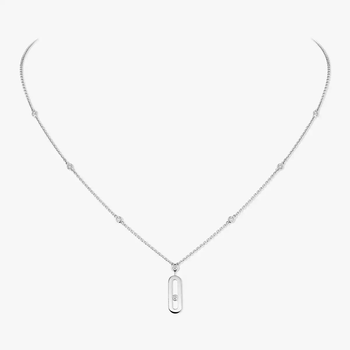 [Lumi Jewels] Move Uno Gold Diamond Long Necklace