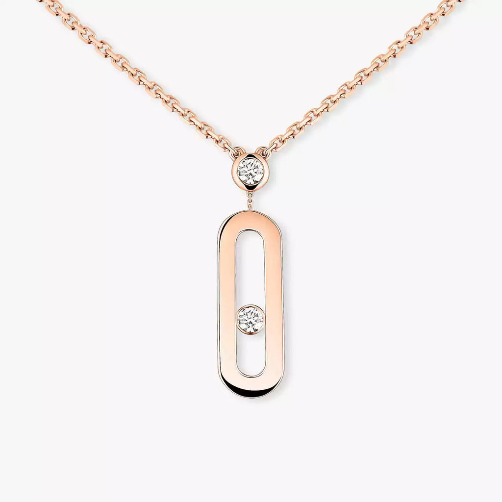 [Lumi Jewels] Move Uno Gold Diamond Long Necklace