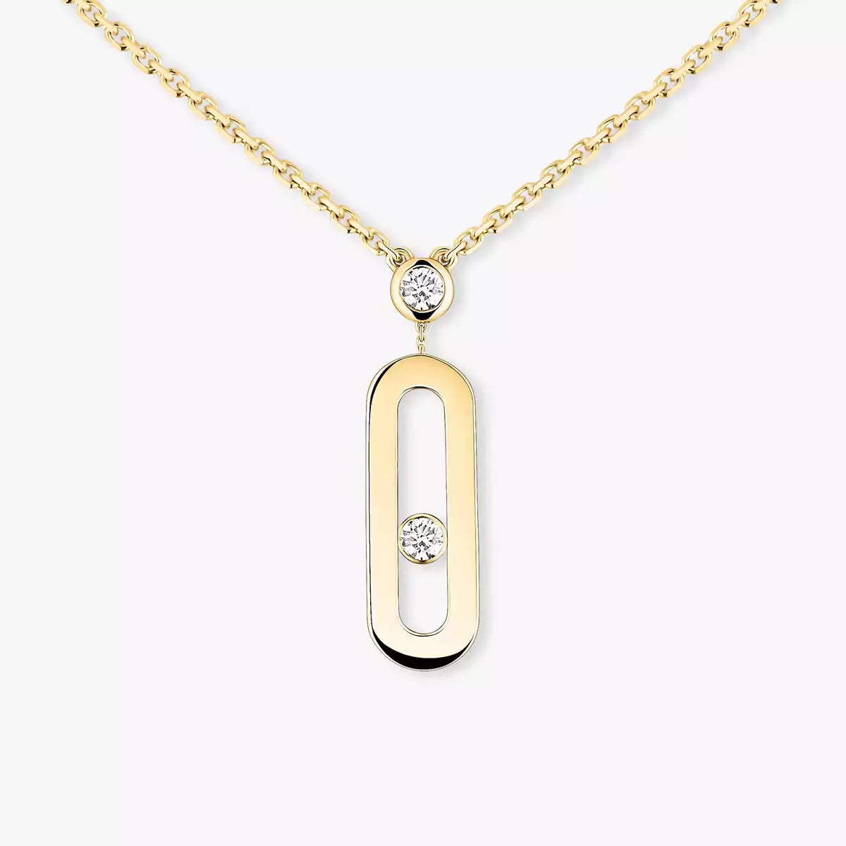 [Lumi Jewels] Move Uno Gold Diamond Long Necklace