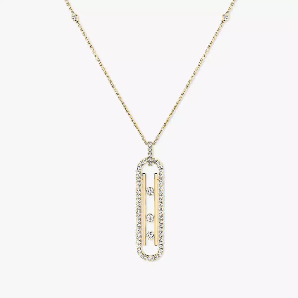 [Lumi Jewels]Diamond Necklace Move 10Th
