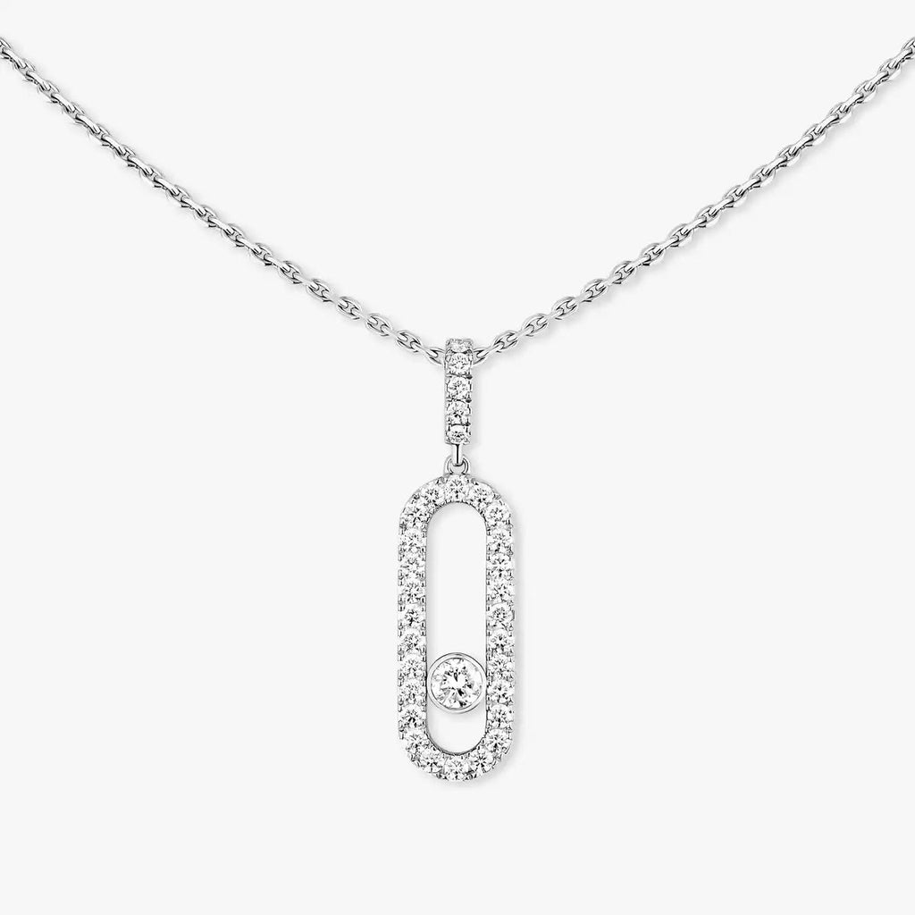 [Lumi Jewels]Move Uno Diamond Necklace in Rose Gold