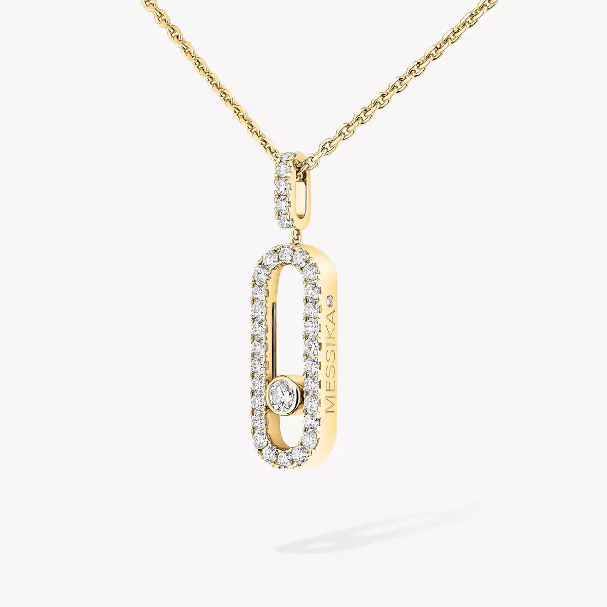 [Lumi Jewels]Move Uno Diamond Necklace in Rose Gold