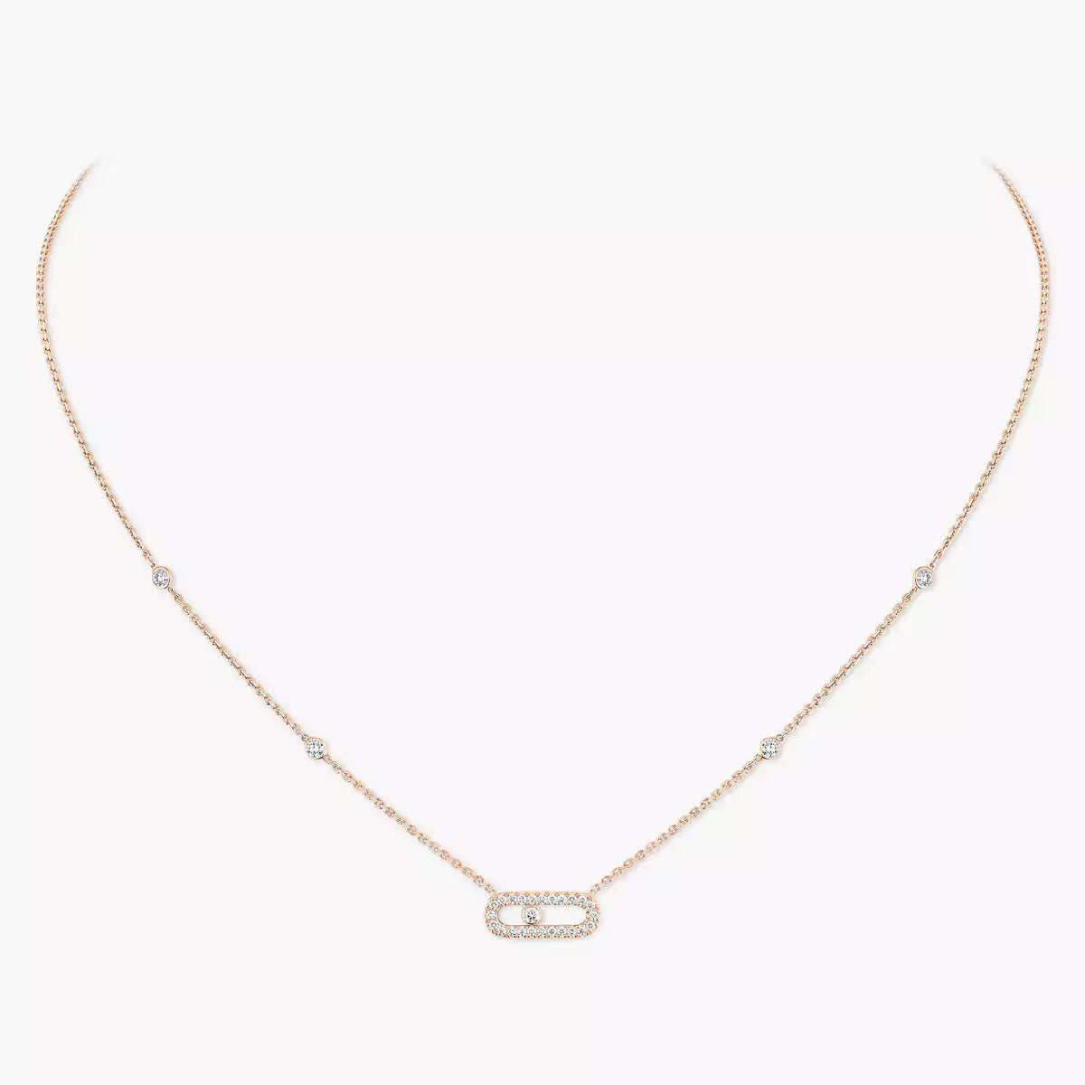 [Lumi Jewels]Diamond Necklace Move Uno