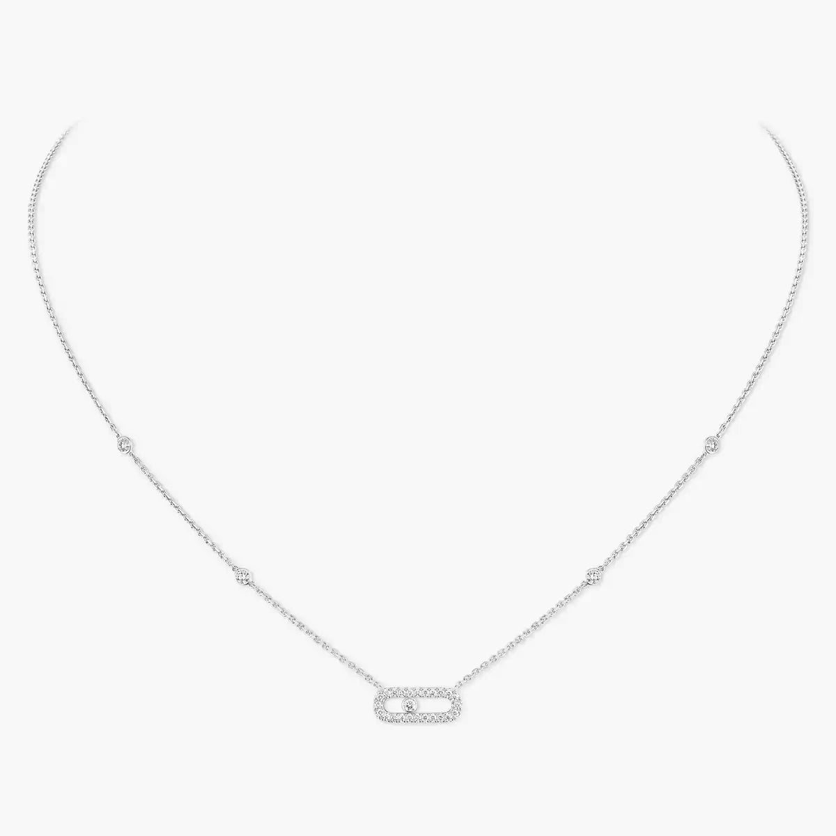 [Lumi Jewels]Diamond Necklace Move Uno