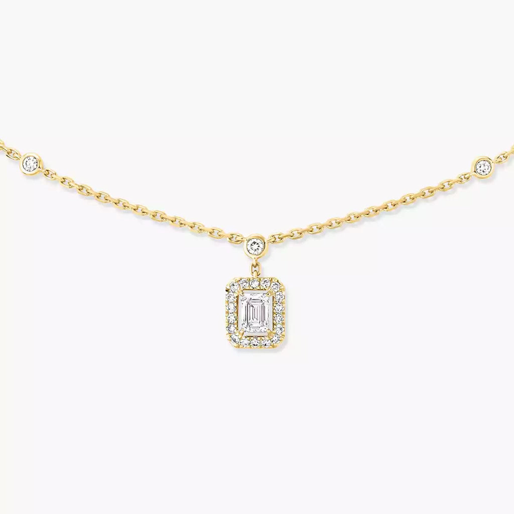 [Lumi Jewels]My Twin Diamond Necklace in Silver