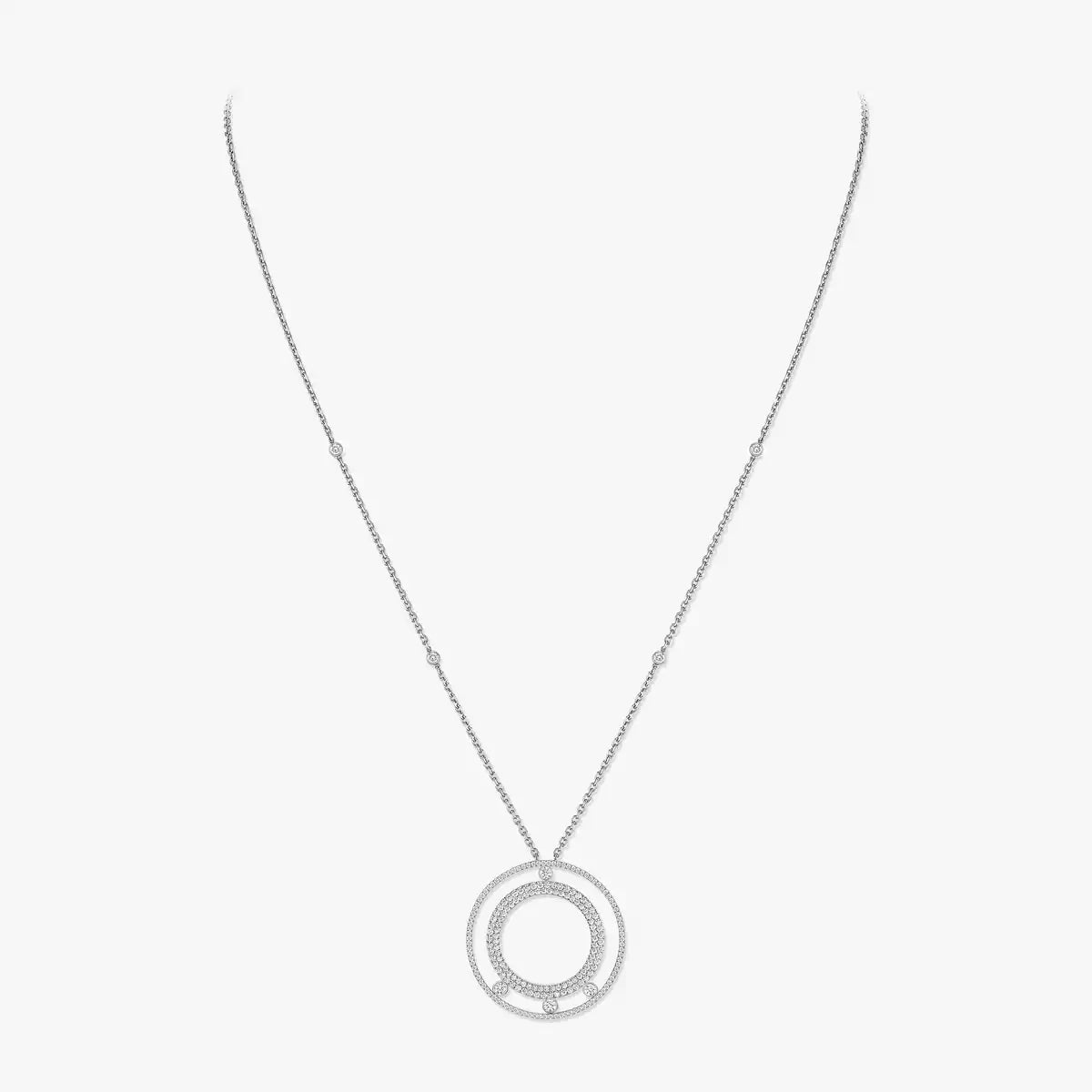 [Lumi Jewels]Move Romane Long Pave_-Set Diamond Necklace
