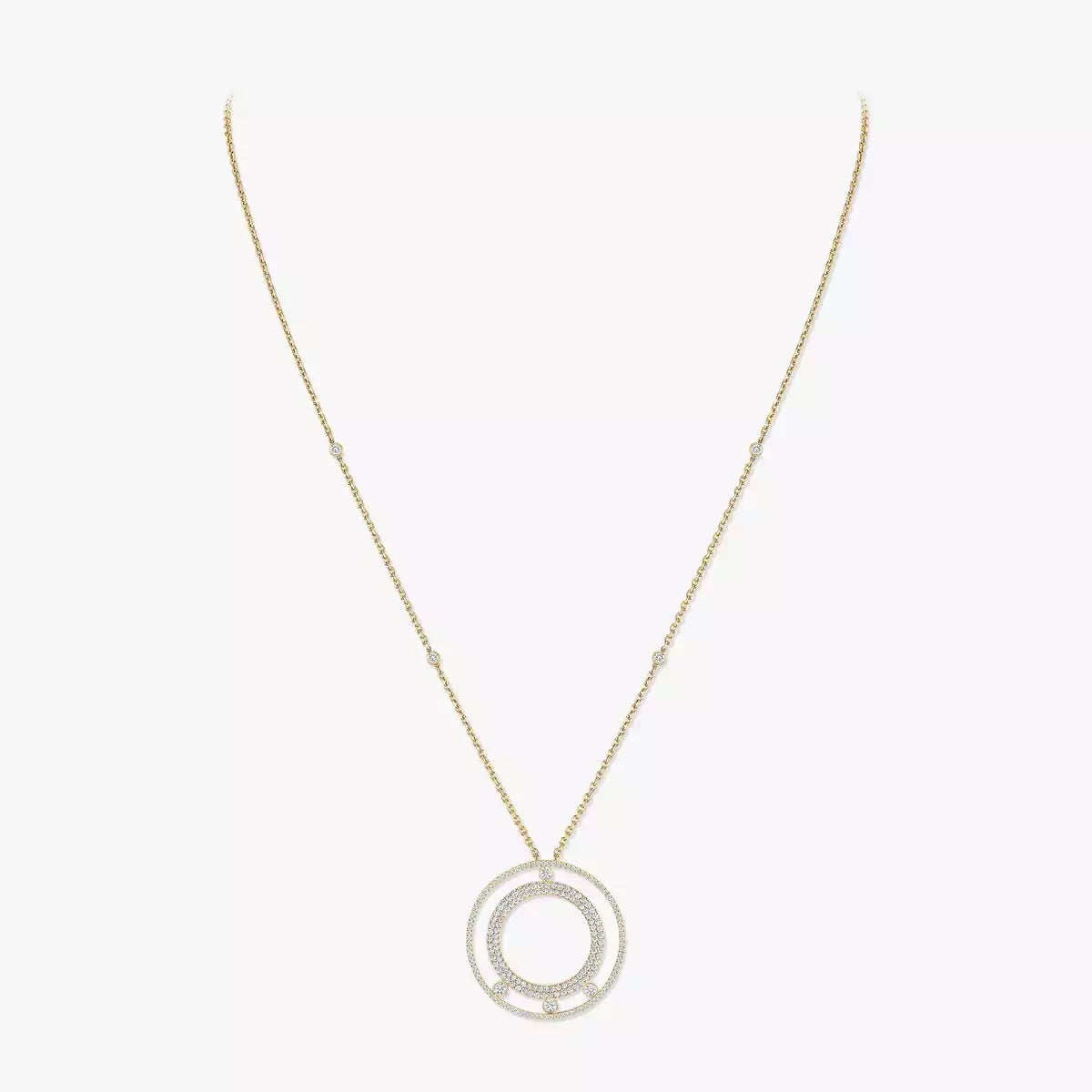 [Lumi]Move Romane Long Pave_-Set Diamond Necklace