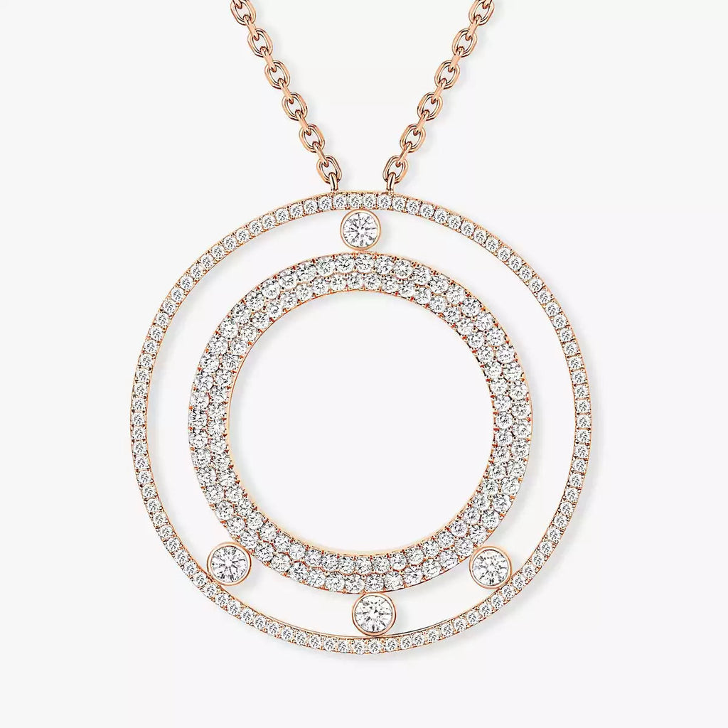 [Lumi Jewels]Move Romane Long Pave_-Set Diamond Necklace