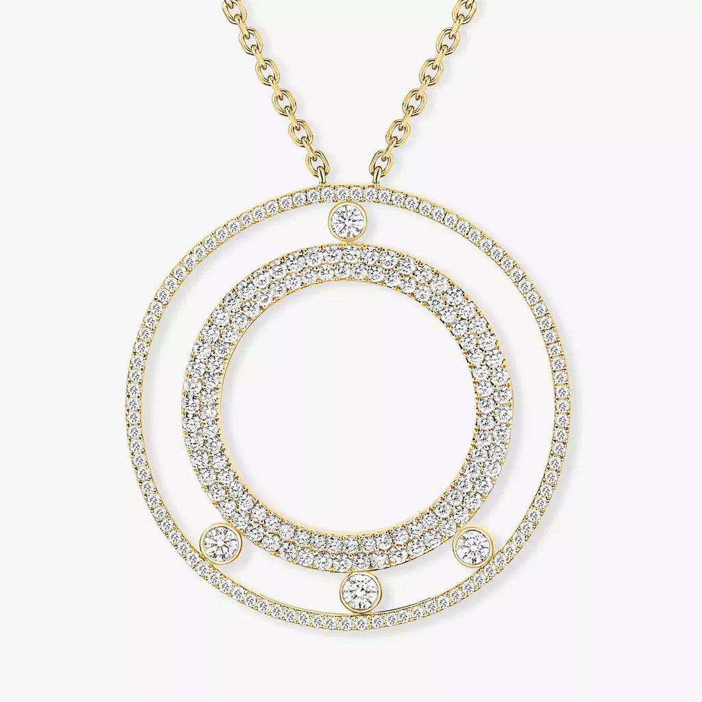[Lumi]Move Romane Long Pave_-Set Diamond Necklace