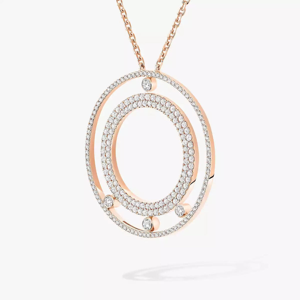 [Lumi Jewels]Move Romane Long Pave_-Set Diamond Necklace