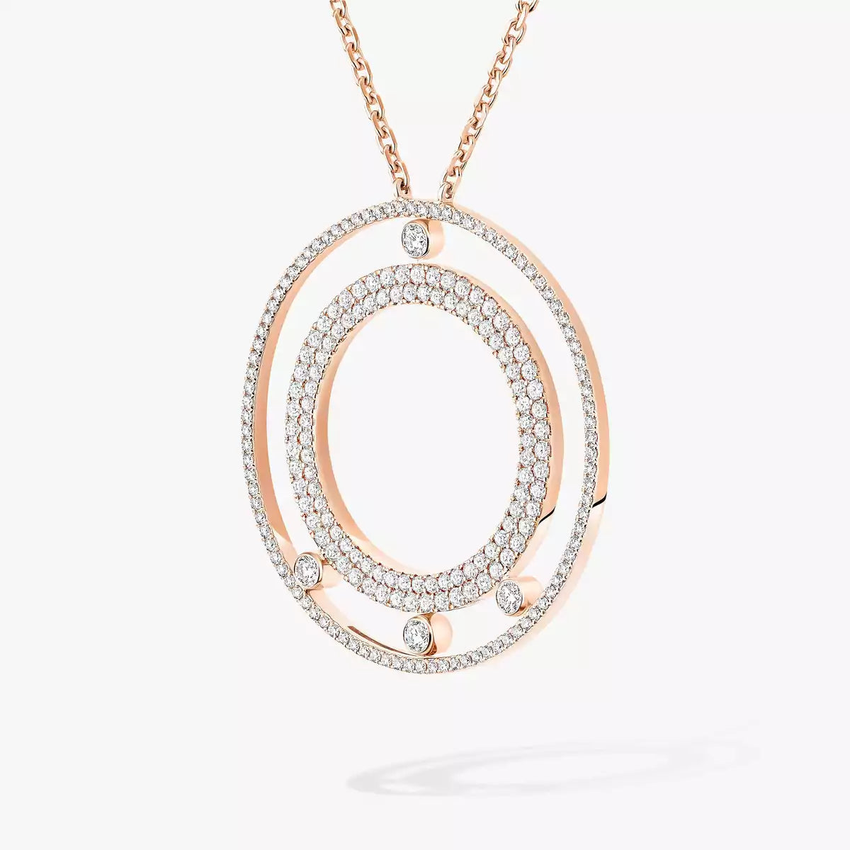 [Lumi Jewels]Move Romane Long Pave_-Set Diamond Necklace
