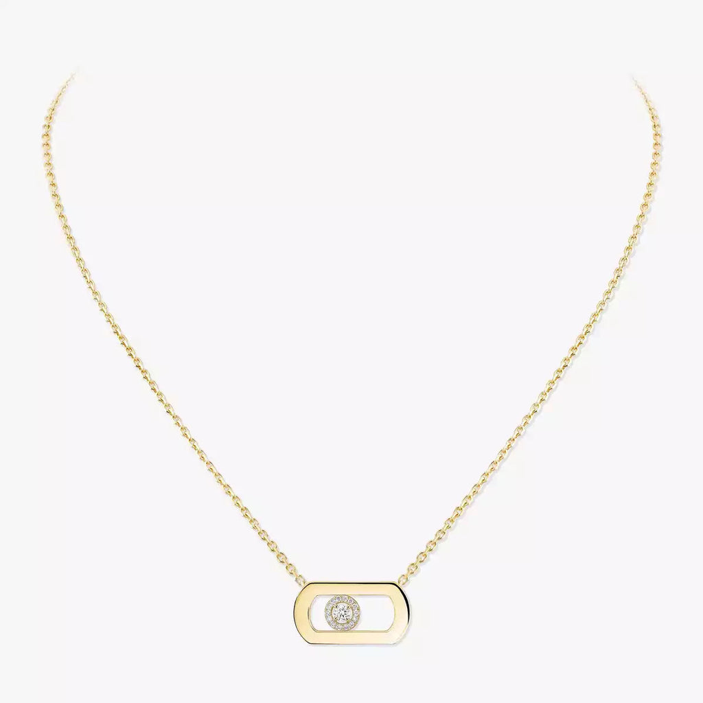 [Lumi Jewels]So Move Diamond Necklace in Gold