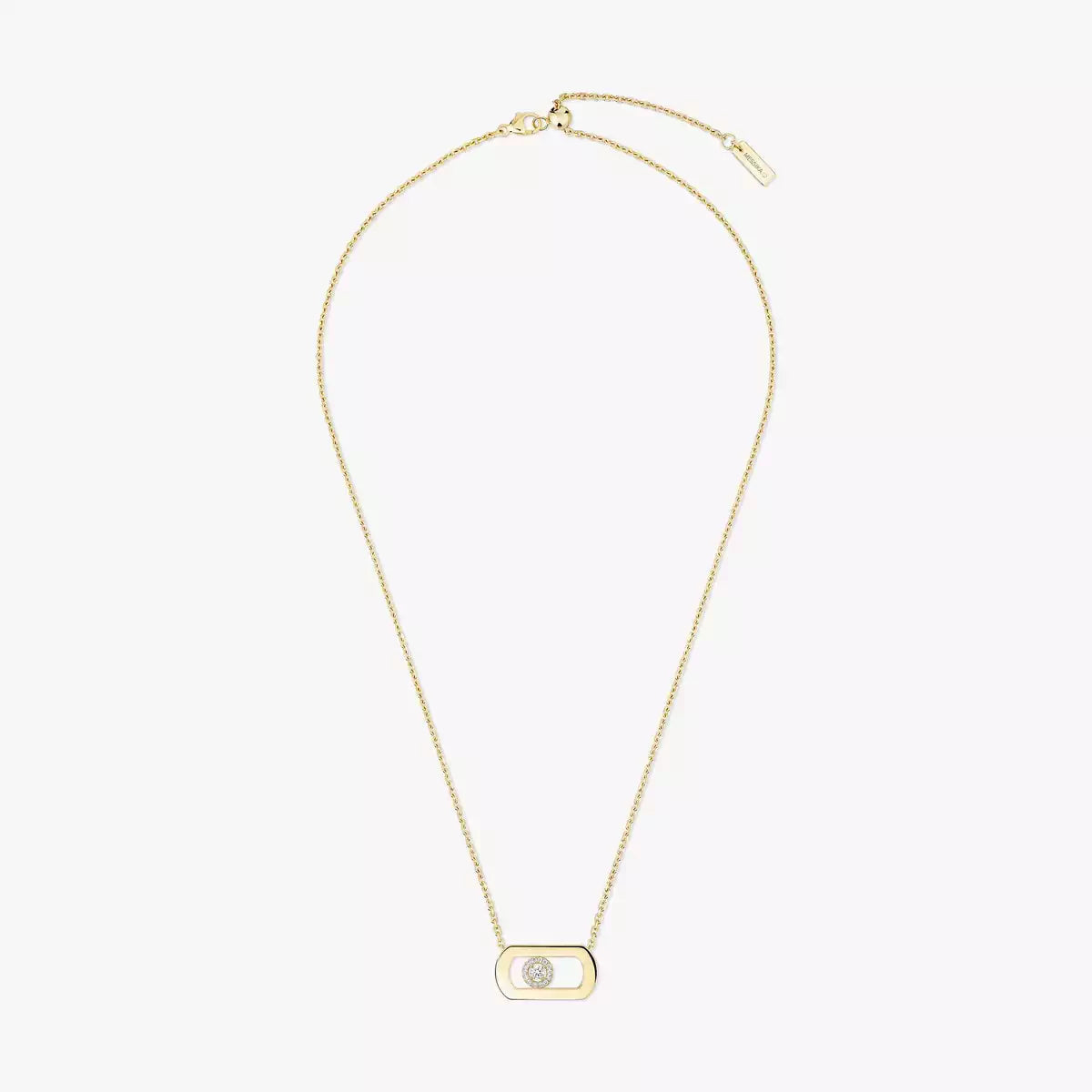 [Lumi]So Move Diamond Necklace in Gold