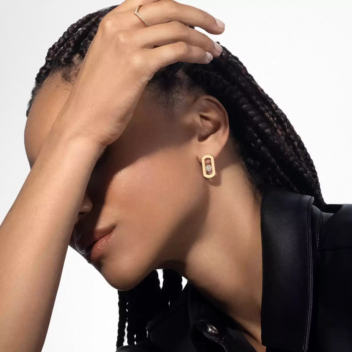 [Lumi Jewels]So Move Diamond Earrings in Yellow Gold