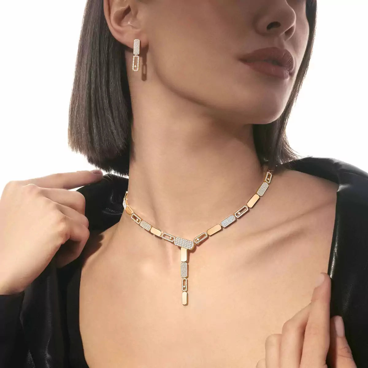 [Lumi Jewels]Imperial Move SM Diamond Earrings