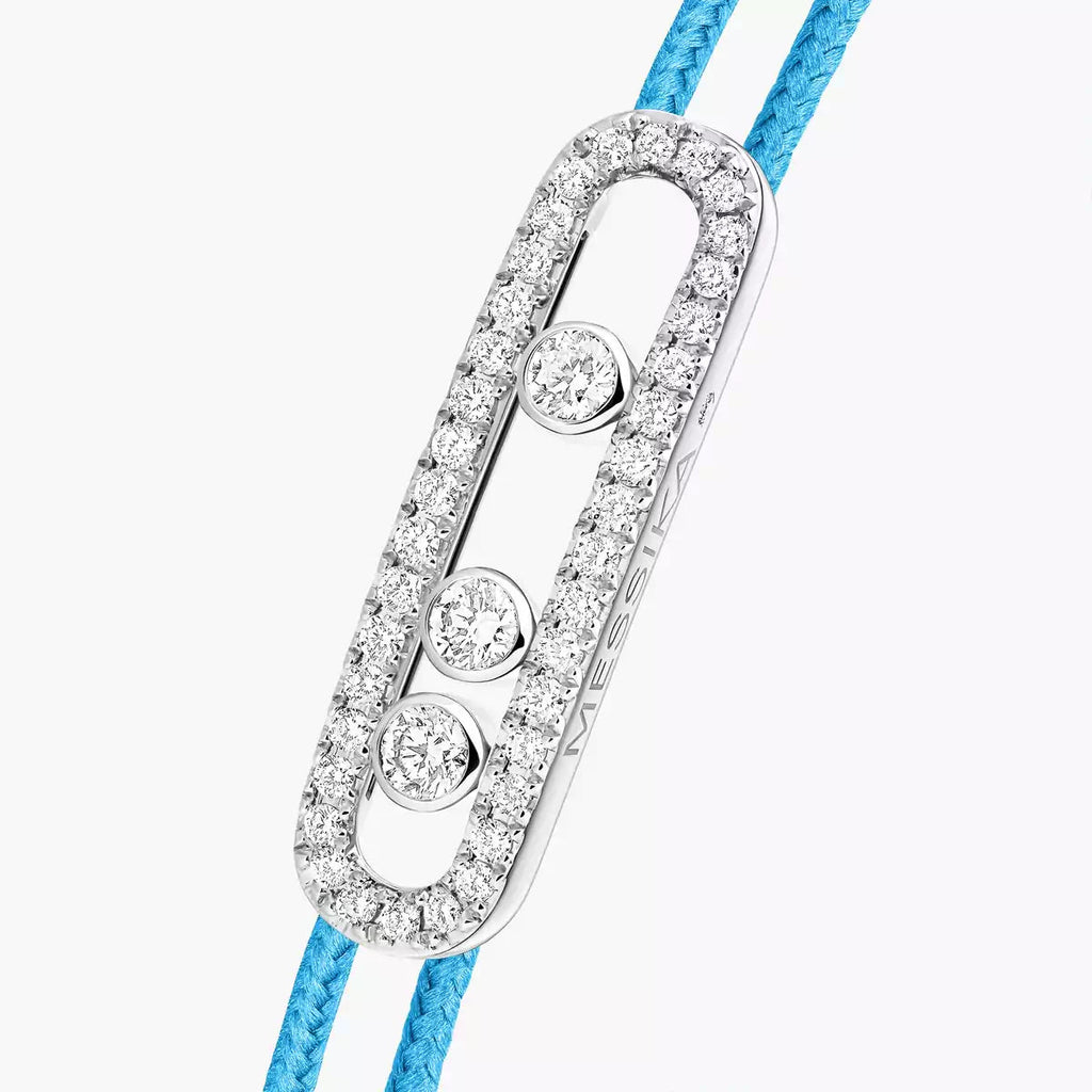 [Lumi Jewels]Messika Care(s) pink cord pav¨¦ bracelet