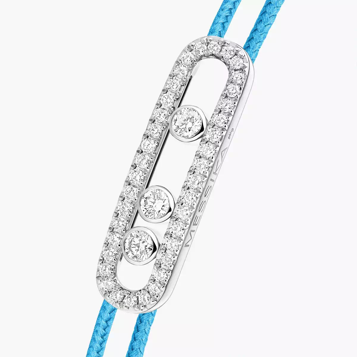 [Lumi Jewels]Messika Care(s) pink cord pav¨¦ bracelet